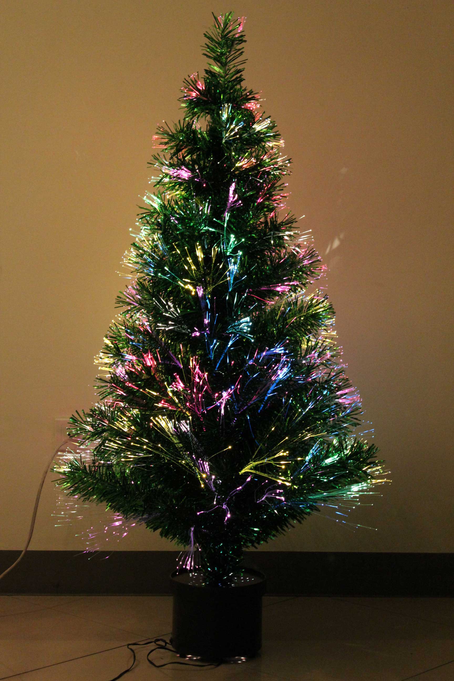 fiber optic christmas trees