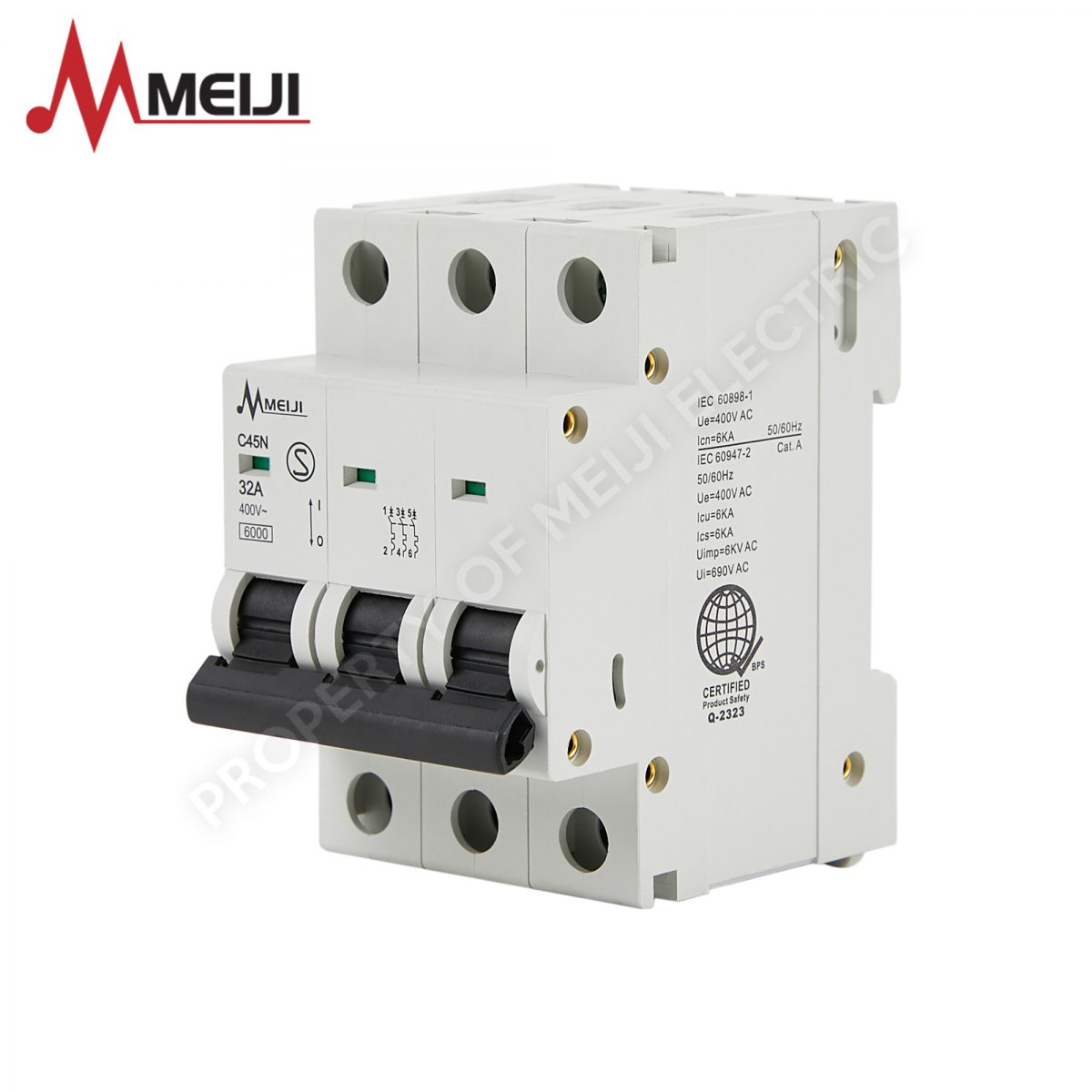 meiji-miniature-circuit-breaker-3-pole-1-ampere-to-32-ampere-c45n-3p