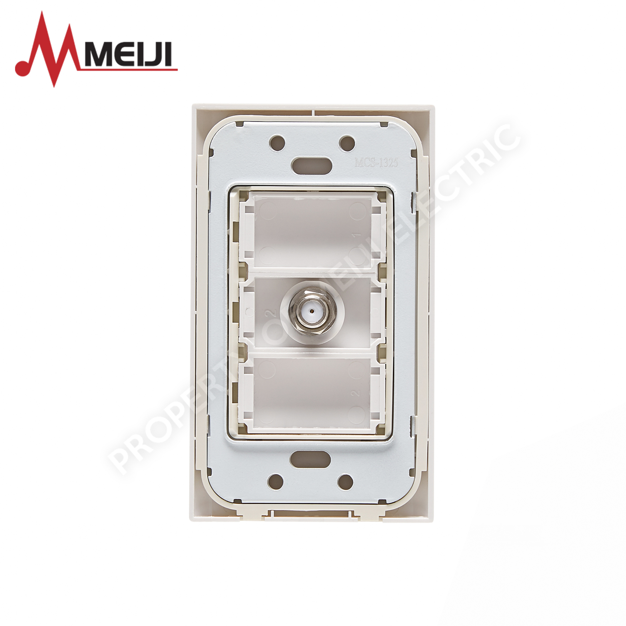 Meiji Classic Outlet [CATV Outlet End Type] MCS-1325 - Meiji Electric PH