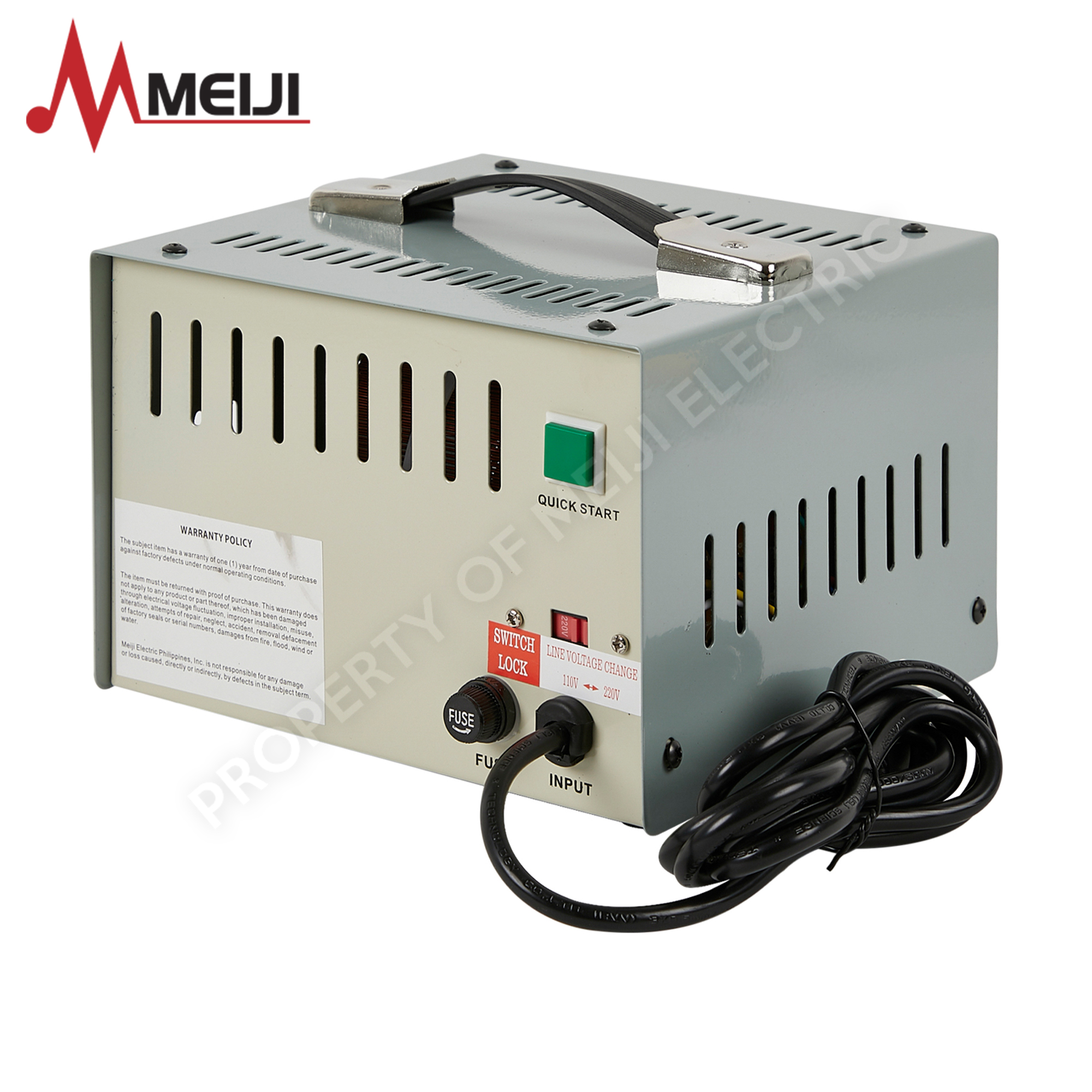 Meiji Automatic Voltage Regulator 10,000W - SVC-100000 - Meiji
