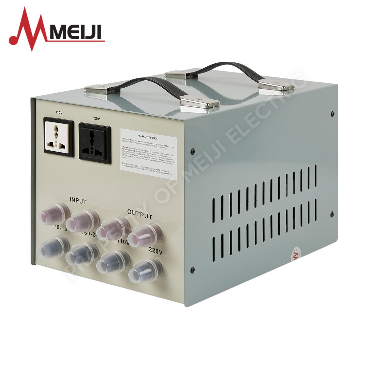 Meiji Automatic Voltage Regulator 5000W SVC5000 Meiji Electric PH