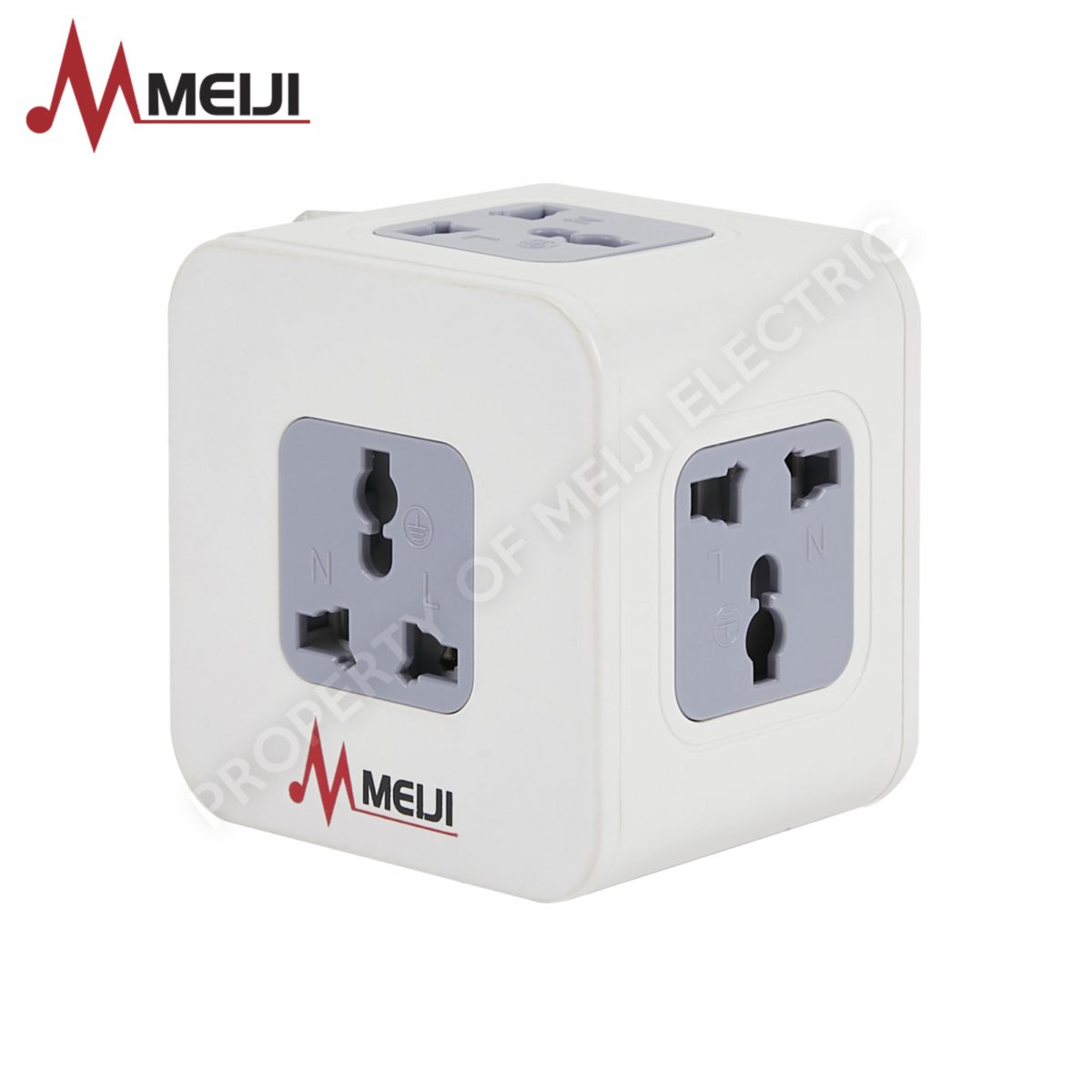 Meiji Electric Universal Adaptor 5 Gang International Outlet MCS 0770 Meiji Electric PH