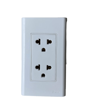 MCS-1222  DUPLEX UNIVERSAL OUTLET W/GROUND